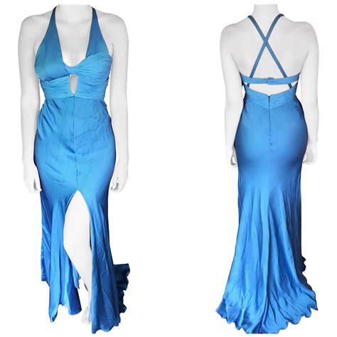 versace open back gown|versace gowns for sale.